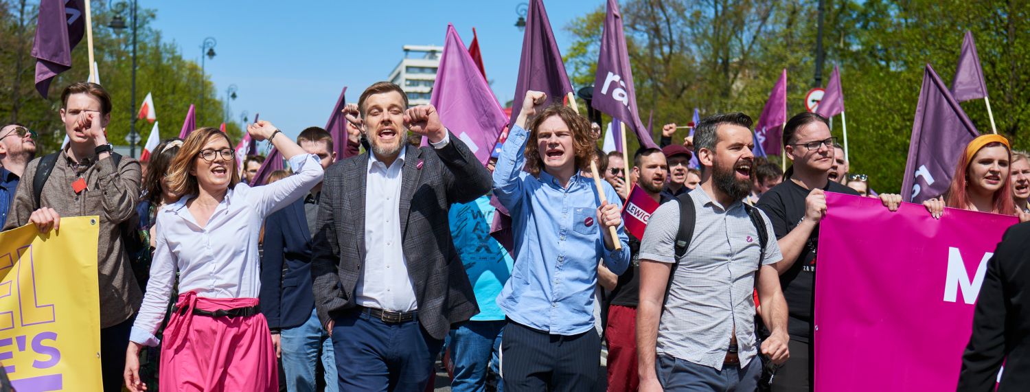Pokój! Praca! Bezpieczeństwo! Mieszkań! Pracy! Godnej płacy! - zdjęcie